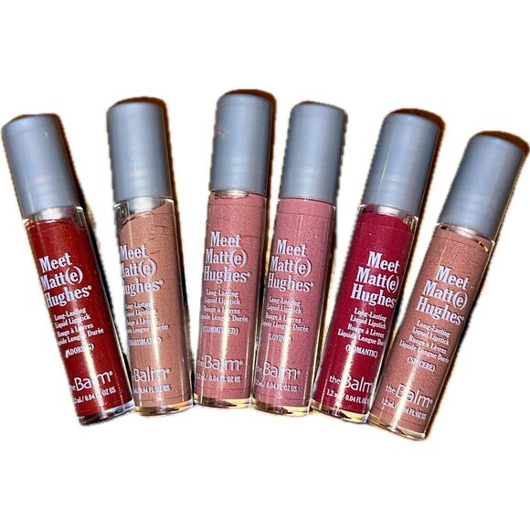 theBalm Meet Matt(e) Hughes Vol. 6 Mini Liquid Lipsticks Vegan Set 1.2ml Each - Picture 12 of 13
